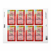 Etiketten voor  aardbeienkratten bewerken (Full Sheet)