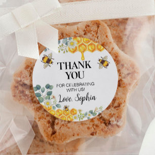Etiketten voor bijen Sticker Birthday Baby shower