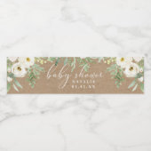 Etiketten voor bijtende olijven en witte waterfles (Enkel label)