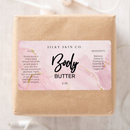 Etiketten voor bitelroze en goudpleisters (Insitu)