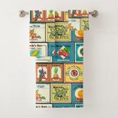 Etiketten voor  blik bad handdoek (Insitu)