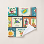 Etiketten voor blik bad handdoek (Wasdoekje)