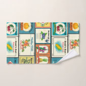 Etiketten voor blik bad handdoek (Handdoek)