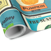 Etiketten voor  blik cadeaupapier (Rol Hoek)