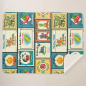 Etiketten voor  blik sherpa deken (Voorkant (horizontaal))