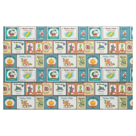 Etiketten voor  blik stof (Fat Quarter)