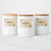 Etiketten voor botanische apothekerspotten (Flessen)