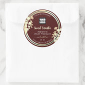 Etiketten voor Bourgogne Floral - Eigen Logo Gold (Tas)