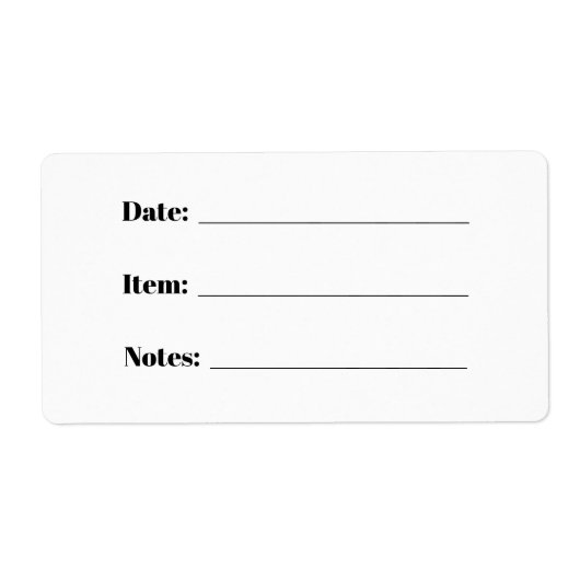 etiketten voor conservenindustrie en levensmiddele (Voorkant)