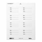 etiketten voor conservenindustrie en levensmiddele (Full Sheet)