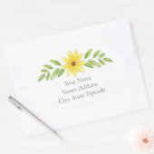 Etiketten voor de geelste Floral Pen en de Waterve (Envelop)