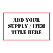 Etiketten voor de organisatie van je levering/obje