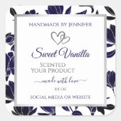 Etiketten voor de verpakking van blauwe en witte F (Voorkant)