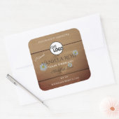 Etiketten voor de verpakking van houtkorrels bloem (Envelop)