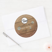 Etiketten voor de verpakking van houtkorrels bloem (Envelop)