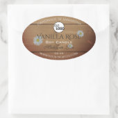 Etiketten voor de verpakking van houtkorrels bloem (Tas)