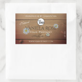 Etiketten voor de verpakking van houtkorrels bloem (Tas)