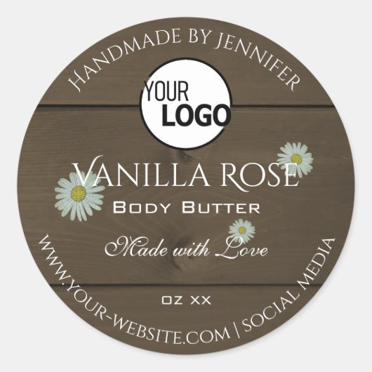 Etiketten voor de verpakking van houtkorrels Daisi (Voorkant)