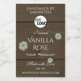 Etiketten voor de verpakking van houtkorrels Daisi