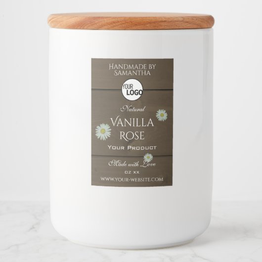 Etiketten voor de verpakking van houtkorrels Daisi (Voorkant)