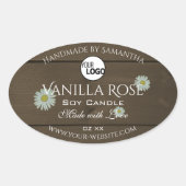 Etiketten voor de verpakking van houtkorrels Daisi (Voorkant)