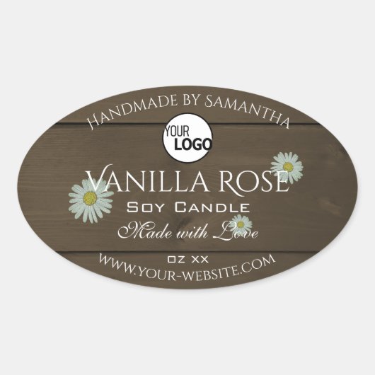 Etiketten voor de verpakking van houtkorrels Daisi (Voorkant)