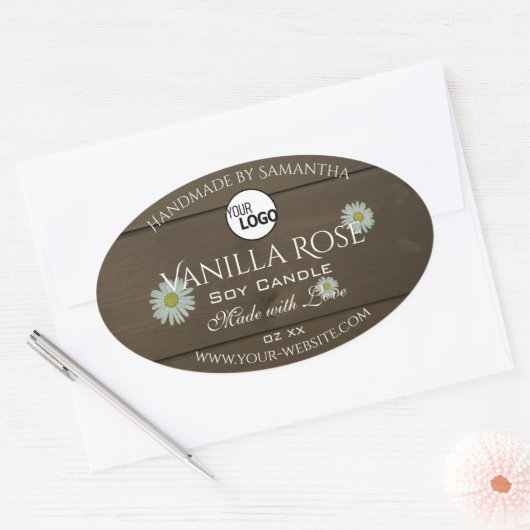 Etiketten voor de verpakking van houtkorrels Daisi (Envelop)