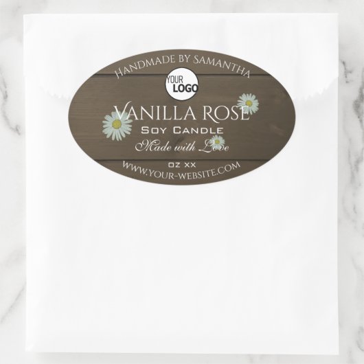 Etiketten voor de verpakking van houtkorrels Daisi (Tas)