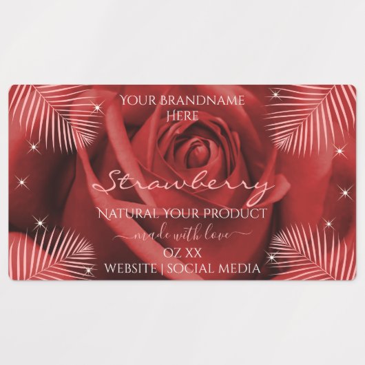 Etiketten voor de verpakking van producten van Flo Labels (Design 2)