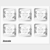 Etiketten voor de verpakking van witte en zilverpr (Vel)