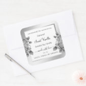 Etiketten voor de verpakking van witte en zilverpr (Envelop)