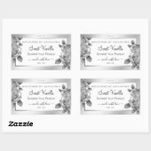 Etiketten voor de verpakking van witte en zilverpr (Vel)