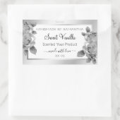 Etiketten voor de verpakking van witte en zilverpr (Tas)