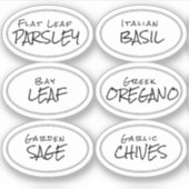 Etiketten voor Eigen ovale ruimte bewerken met ran Sticker (Voorkant)