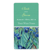 Etiketten voor fijne kerstwijn (Voorkant)