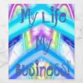 Etiketten voor flessen (Enkel label)