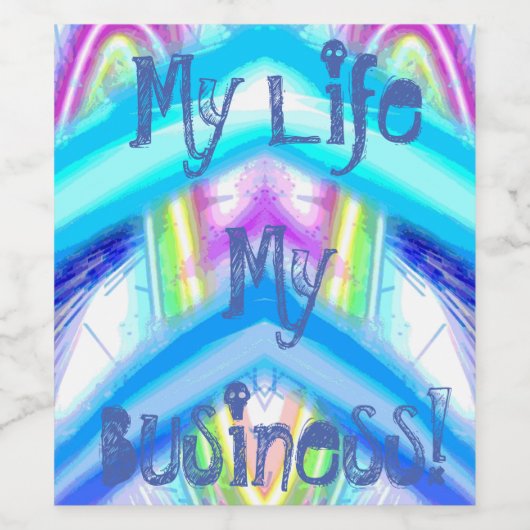 Etiketten voor flessen (Enkel label)