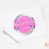 Etiketten voor flessenroze en zilverproducten (Envelop)