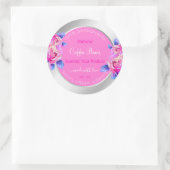 Etiketten voor flessenroze en zilverproducten (Tas)