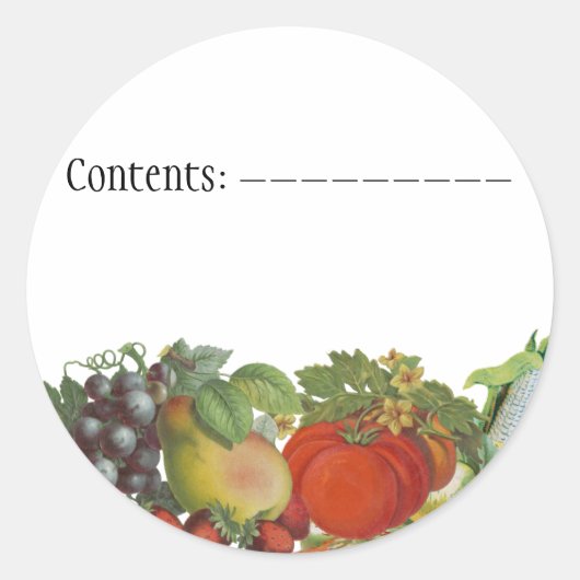 Etiketten voor groenten, aangepast zaaigoed (Voorkant)