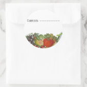 Etiketten voor groenten, aangepast zaaigoed (Tas)