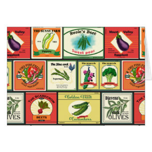 Etiketten voor groenten en fruit