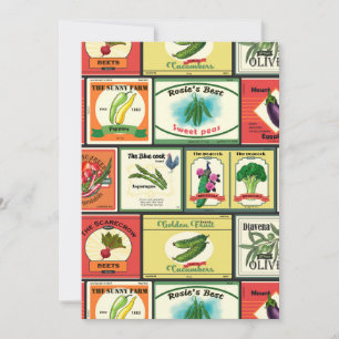 Etiketten voor  groenten en fruit