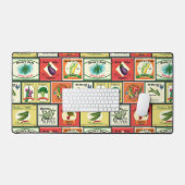 Etiketten voor  groenten en fruit bureaumat (Keyboard & Muis)