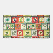 Etiketten voor  groenten en fruit bureaumat (Voorkant)