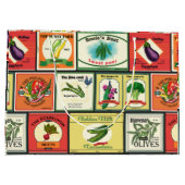 Etiketten voor  groenten en fruit groot cadeauzakje (Achterkant)