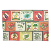 Etiketten voor  groenten en fruit kussensloop (Voorkant-Links)