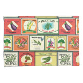 Etiketten voor  groenten en fruit kussensloop (Voorkant-Rechts)