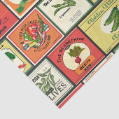 Etiketten voor  groenten en fruit tissuepapier (Detail)