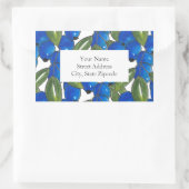 Etiketten voor 'handgeschreven blauwbes' (Tas)